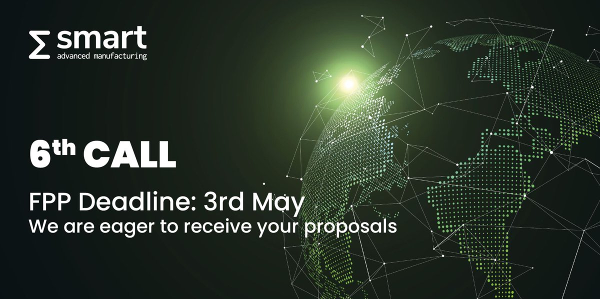 🚨Attention all partners!🚨
⏰Only 2 weeks left to submit your Full Project Proposal (FPP) by May 3rd!⏰
💼Contact SMART Office/NFAs for guidance.
📋Detailed project description required.
🤝Stay in touch with public authorities for alignment.
📑FPP: smarteureka.com/submit-your-pr…