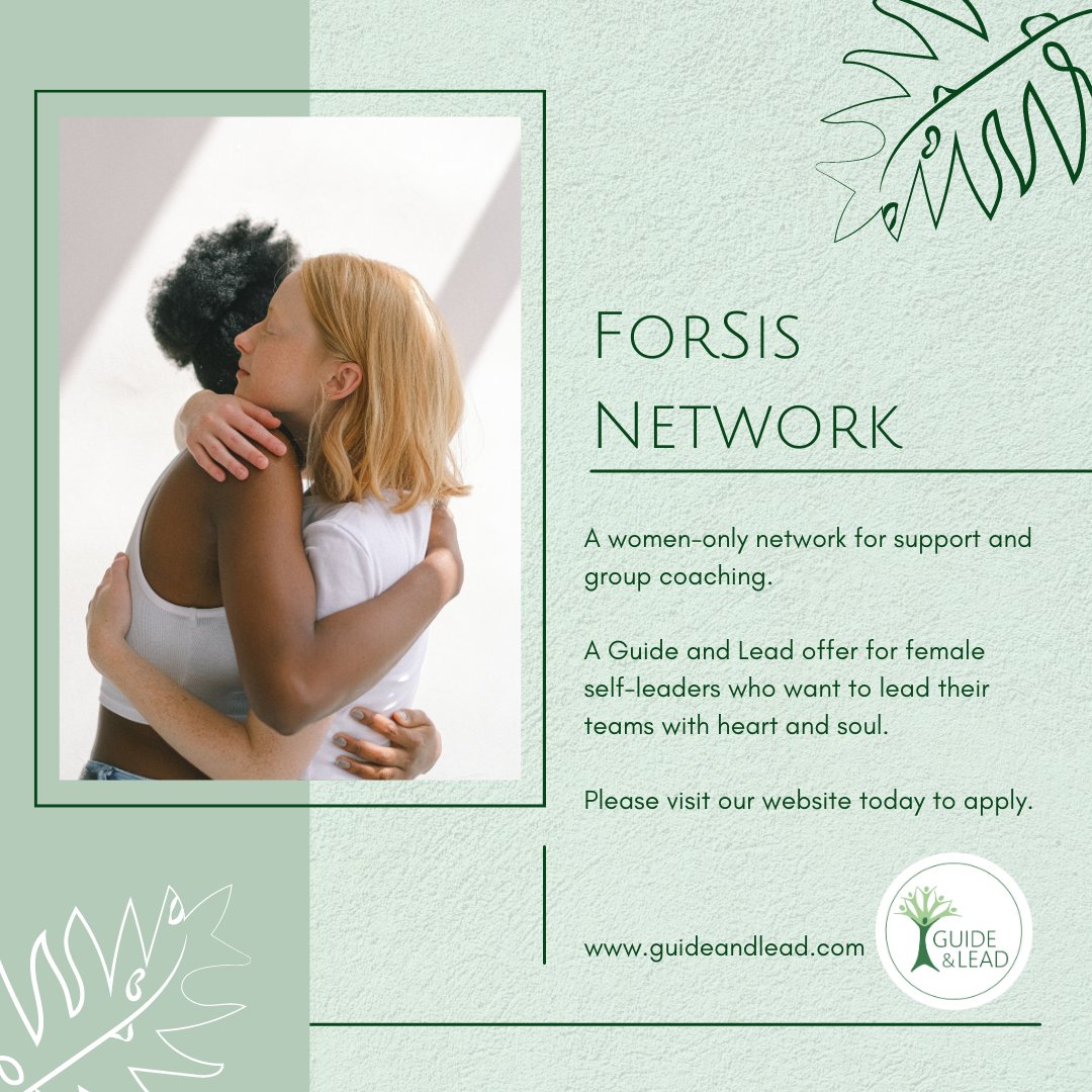 Guide_and_Lead's tweet image. Join ForSis - our network for female self-leaders who drive transformation.

The annual #network membership provides a commitment for self-care in a safe space in a #ForSis circle of like-minded #women, moderated by an experienced Guide and Lead coach. lnkd.in/dk9_sKAy