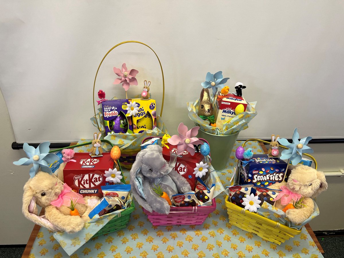 Wow! How great do these raffle prizes look?! 🐰 💙 

Find us in the Hospital restaurant today to buy your tickets in aid of <a href="/SNHSCharity/">Stockport NHS Charity</a> and in celebration of #NSID2023! 
 
<a href="/StockportNHS/">Stockport NHS FT</a> <a href="/CheadleCollege/">The Cheadle College</a> <a href="/SHHstaffsupport/">Supporting NHS staff at Stepping Hill Hospital</a>