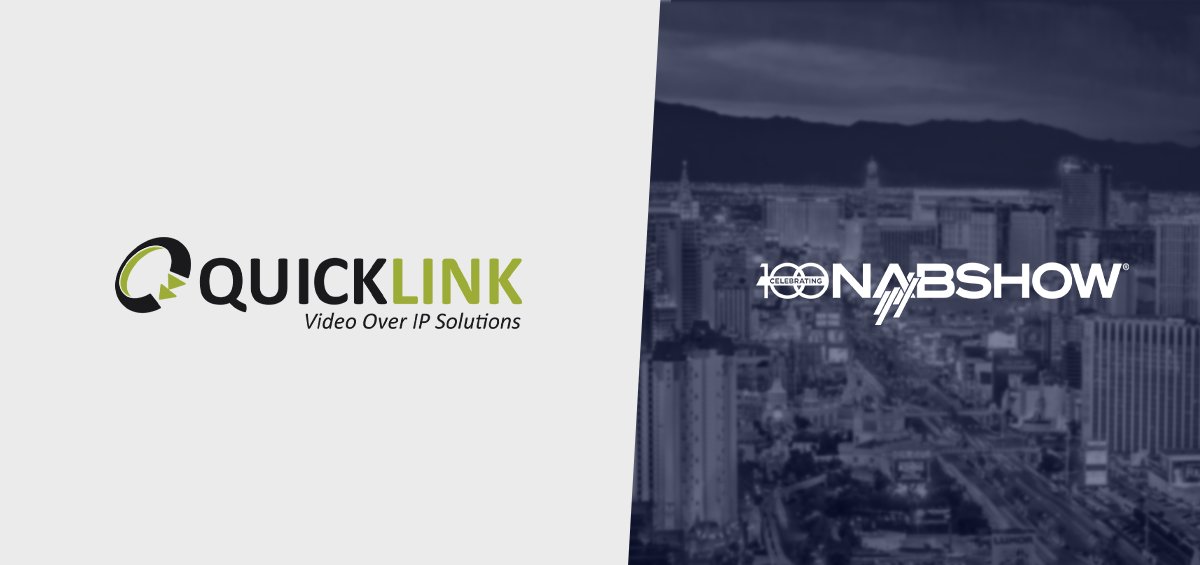QuickLinkLtd's tweet photo. Quicklink to demonstrate award-winning remote guest solutions at @NABShow 2023!

Learn more ➡️ https://t.co/K0Z3QAWdX3

#NABShow #NAB2023 #remoteguests #videoproduction #broadcast https://t.co/sOIWdKh1Ol