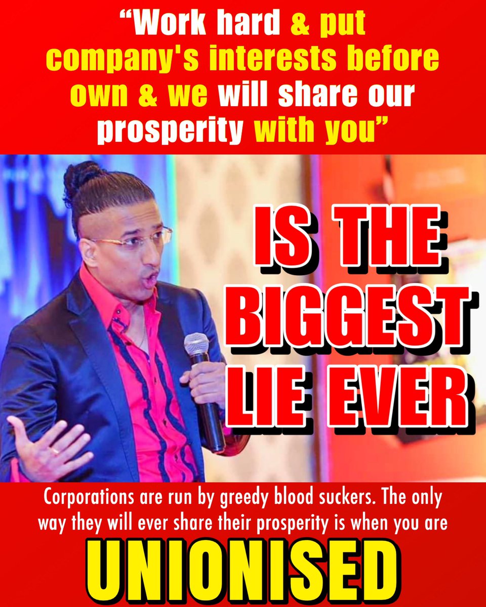 DrArindam_IIPM's tweet photo. "NO CEO HAS THE RIGHT TO EARN 1000 times more than workers, it can be at the most be 3-5 times" —that’s the TRUTH YOU MUST KNOW AND GET #UNIONISED TO FIGHT FOR YOUR RIGHTS
To know why & how to achieve it, DOWNLOAD FROM THE COMMENTS SECTION A FREE PDF OF “WHAT MARX LEFT UNSAID” https://t.co/mZhcIsmCQP