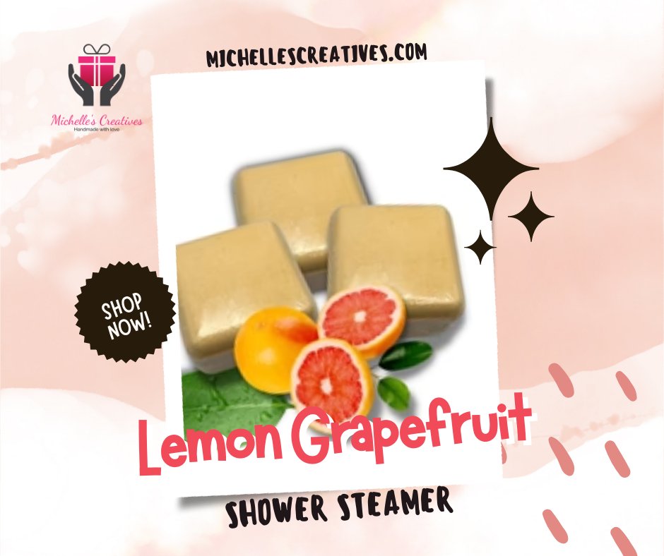 hellomichelles1's tweet photo. Lemon Grapefruit Shower Steamer!
🛒Add to cart now! Scroll down for more information.
What are you waiting for?
BUY NOW!-https://t.co/I8XZeZ853A
#michellescreatives #creatives #fashion #beauty #blessed #forher #present #gifts #collection #TGIF #fridayfeeling #skincareroutine https://t.co/SnAHu3BLw8