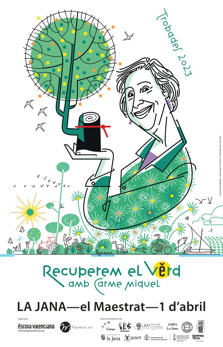 Ajunt_laJana's tweet photo. El pròxim dissabte 1 d'abril pel matí tindrà lloc a la Plaça Major de la Jana la XV edició de la Festa per la Llengua al Maestrat, amb la col·laboració especial del CRA Araboga (la Jana, Canet lo Roig i Cervera del Maestre) 
Podeu consultar tota la programació  👇 https://t.co/EkdK1jtjnp