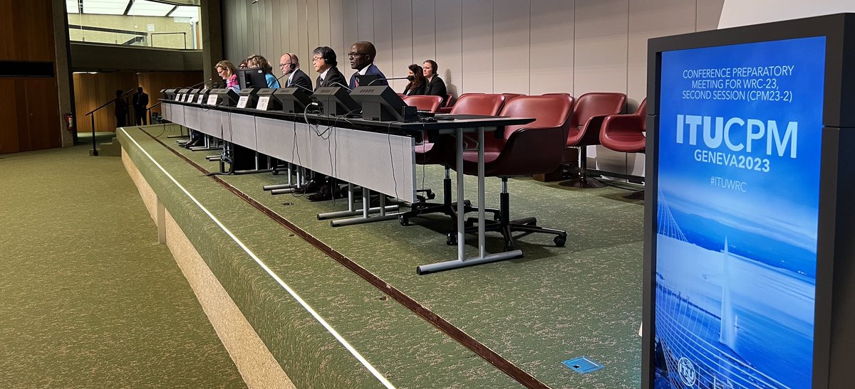 ITUradiocomms's tweet image. Mario Maniewicz Dir @ITURadiocomms 
&quot;Discussions at the 2nd session of the Conference Preparatory Meeting CPM23-2 will pave the way to a successful #ITUWRC. Our work will have tremendous impact on the future development of radiocomm technologies &amp;amp; the  attainment of #sustdev&quot;
