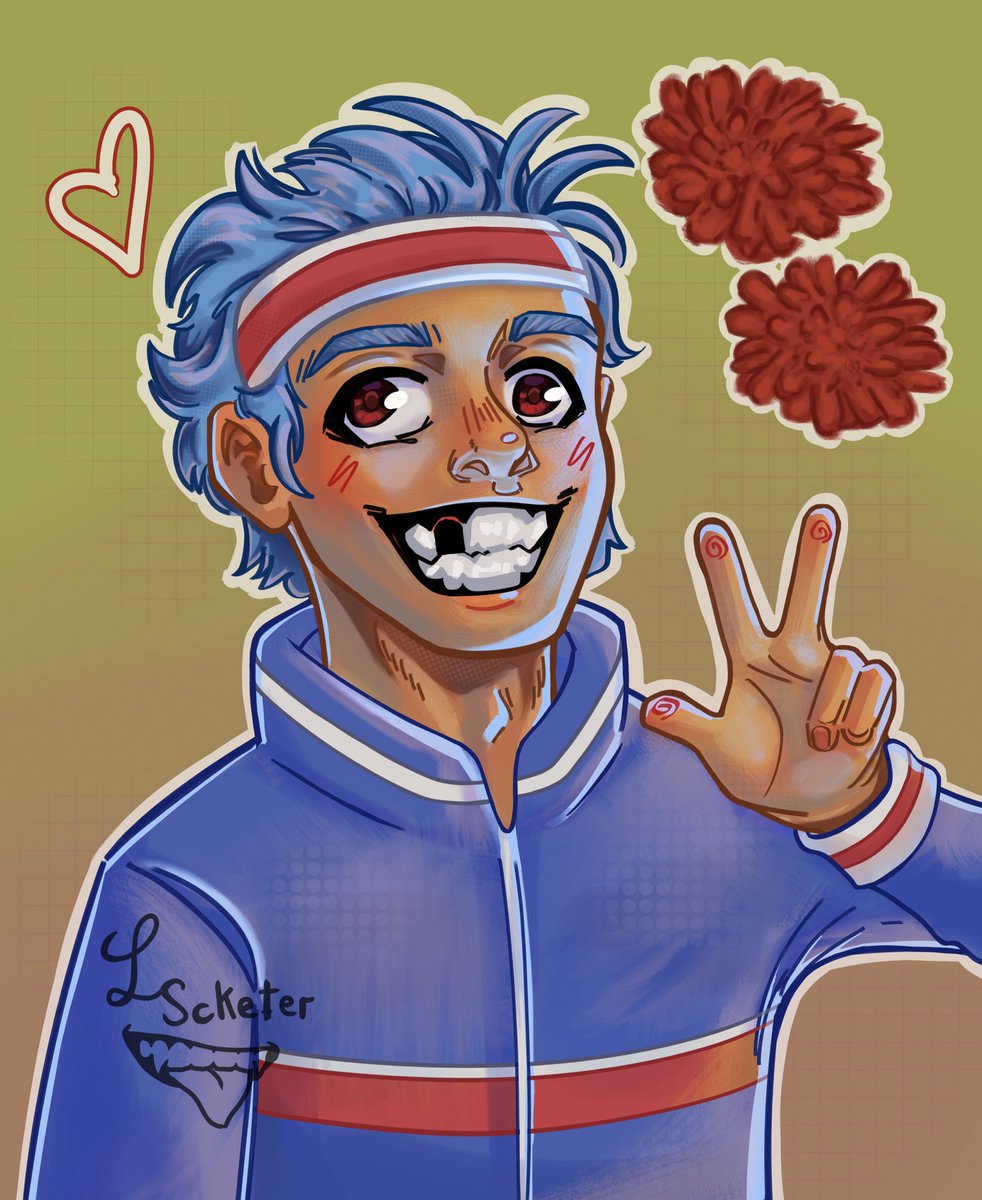 LScketer's tweet photo. Our favourite cheerleader 

#dumbwaystodie #loopy #digitalart https://t.co/qocDLnsJy0