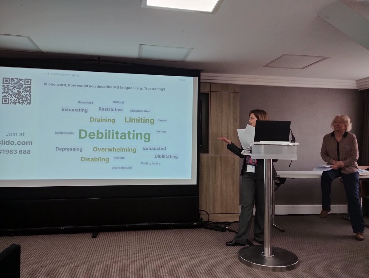 Joanna53840778's tweet image. 3rd session of  the day - insight to MS Fatigue @MSTrust @MSTrustforHPs #MSTConference2023