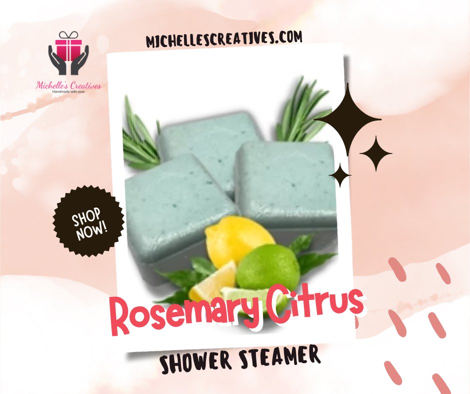hellomichelles1's tweet photo. Rosemary Citrus Shower Steamer!
🛒Add to cart now! Scroll down for more information.
What are you waiting for?
BUY NOW!-https://t.co/bxitvFmZpD
#michellescreatives #creatives #fashion #beauty #blessed #forher #present #gifts #collection #TGIF #fridayfeeling #skincare https://t.co/lnEGf7tPSQ