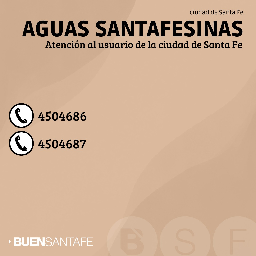 Cambios en la atención presencial en la oficina de Rioja 2758 de Aguas Santafesinas 👇
