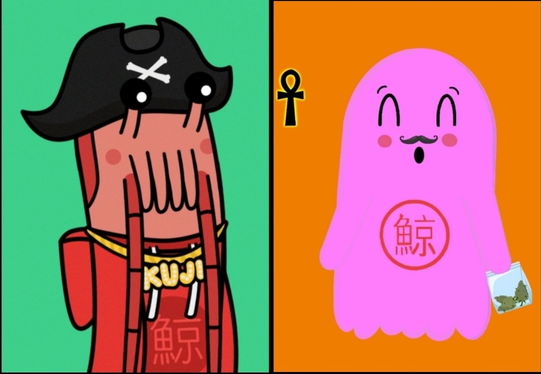 armtoken's tweet image. Two Kujirians. Can these two collections somehow interact with each other?
@ShrimpGangNFT @GhostFrenzNFT 
#shrimpgangnft #shrimpclub #GITC #STARGAZE #nft