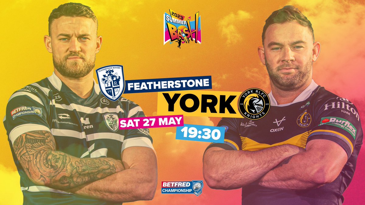 FevRoversRLFC's tweet photo. π ππππππ π½πΌππ
Having put the Knights to the Sword yesterday, weβll be up against them again, two months from today!
Tickets available for collection or postage.
Get your Summer Bash Tickets Booked now!
π https://t.co/2Ixq2lIpVF
#SummerBash23 | #BlueWall https://t.co/2w1NuYxWOO