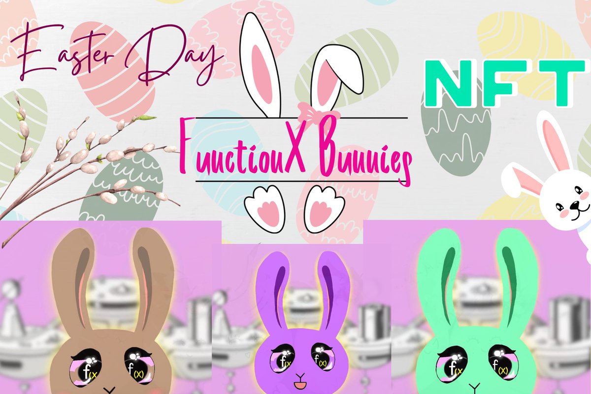 FXfriendss's tweet photo. Dear #FunctionX friends!
We have prepared #Easter #FXBunnies #NFTs for U
Soon on @OfficialFoxCoin the first NFT marketplace on #FXcore @FUNCTIONX_IO
We hope the fox does not eat our bunnies😆
P.S. And future #NFT owners will receive a reward.
#crypto #NFTCollection #NFTart https://t.co/9OgUQLiSSt