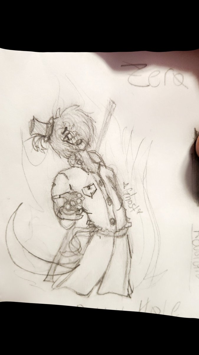 ApenLeaf's tweet photo. Working on drawing humans, managed to make this, this is zero he is based off of a book I will be writing https://t.co/PufGMwyRxq