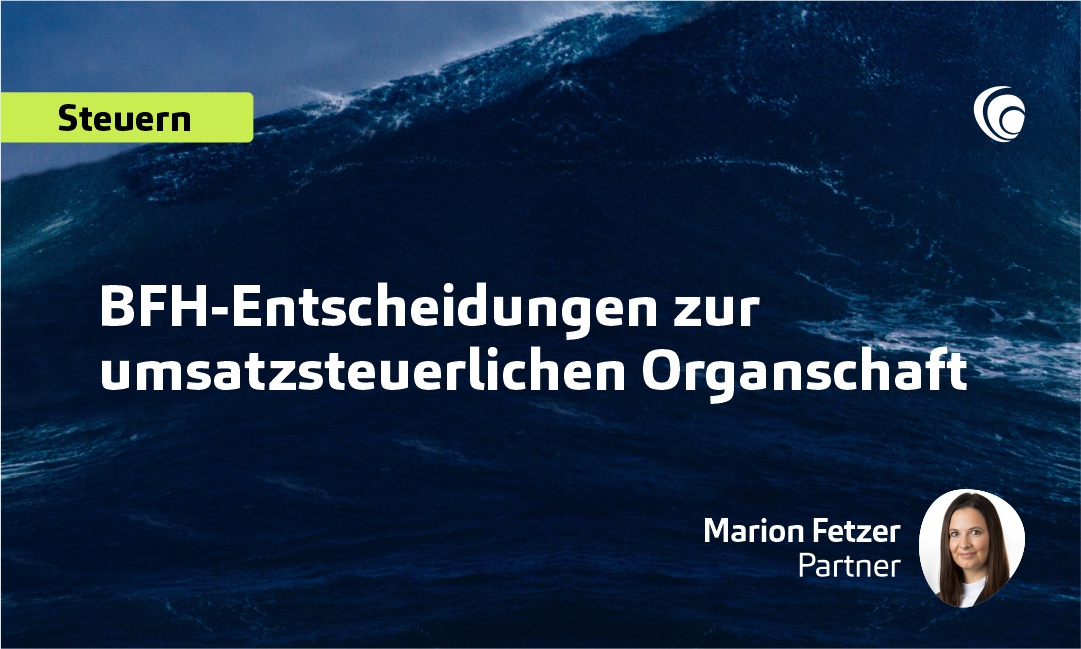 BFH-Entscheidungen zur umsatzsteuerlichen #Organschaft 📯

Vor allem das erneute Vorabentscheidungsersuchen an den EuGH zur Frage der Nichtsteuerbarkeit von Innenumsätzen birgt Brisanz für bestimmte Branchen ▶️bit.ly/3z9uIhb

#Umsatzsteuer #BFH #EuGH #Steuern #Tax