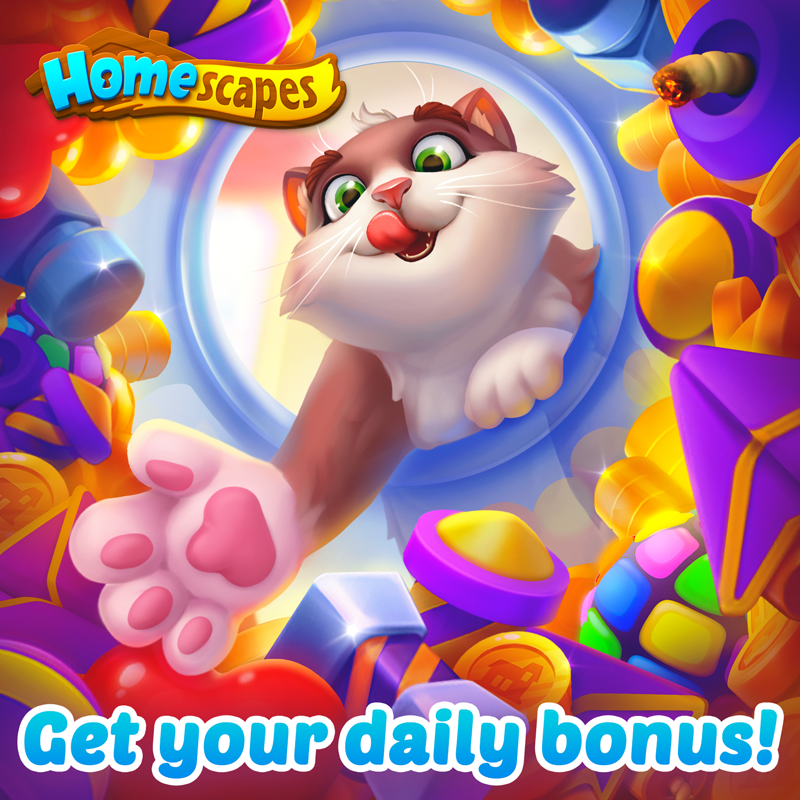 Homescapes On Twitter Don T Forget To Grab Your Daily Bonus Today