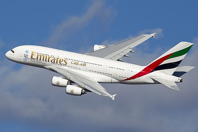 Did you know that the world's largest passenger aircraft, the Airbus A380, has a wingspan of 80 meters? That's longer than a football field and can carry up to 853 passengers! #AviationFacts #DidYouKnow #savetheaviation #aviation #aviationlovers #A380 #Emirates #airlines #STA