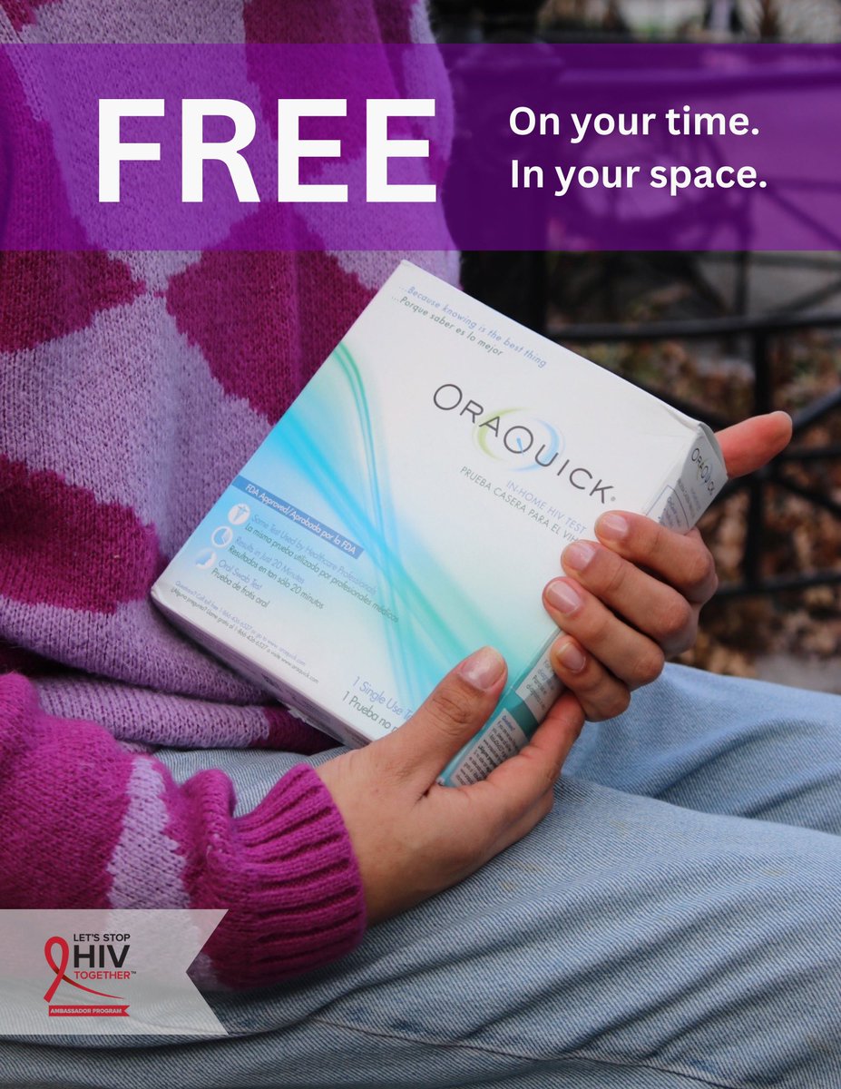 raulmarcat's tweet photo. HIV testing can be easy, fast, and done from the comfort of your space. #HIV self-tests put the power in your hand. Order your free HIV self-tests today: https://t.co/Tch0wbznC4 
#StopHIVTogether #HIVtestmyway https://t.co/pPAky62GFY