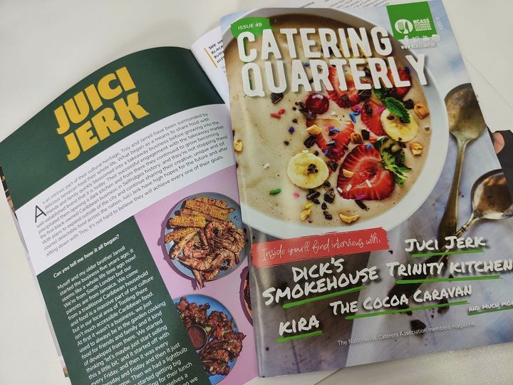 NCASS_UK's tweet photo. Issue 49 of Catering Quarterly has landed! Featuring inspirational interviews with members such as @dickssmokehouse &amp; @KiraBollington, industry insights and a handy guide on the Food Hygiene Rating Scheme. Has your copy arrived yet? https://t.co/bXUmbxUD6m
