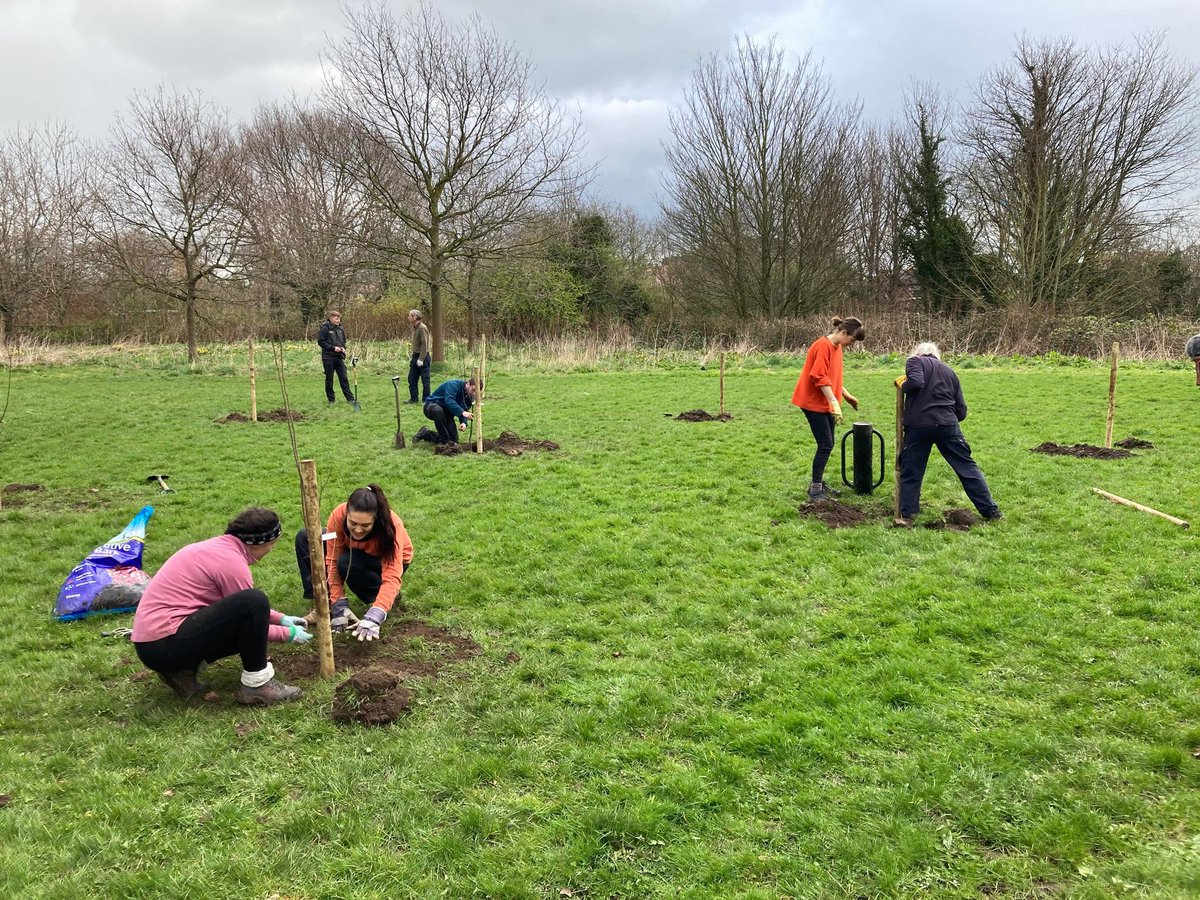 ChesterNPC's tweet image. We had an amazing morning yesterday planting  community orchard. It was our first project of this kind! We cannot thank @BrenBikes, @CheshireWT, and everyone involved enough.