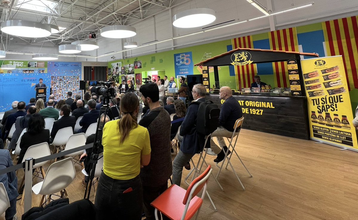 Avui el MH President de la Generalitat de Catalunya, el Sr. Pere Aragonès, ha visitat la exposició de celebració dels 50 anys del Carrefour del Prat.

Des de Leo Boeck volem agrair a <a href="/CarrefourES/">Carrefour España</a>  la invitació per estar presents en aquest espai.