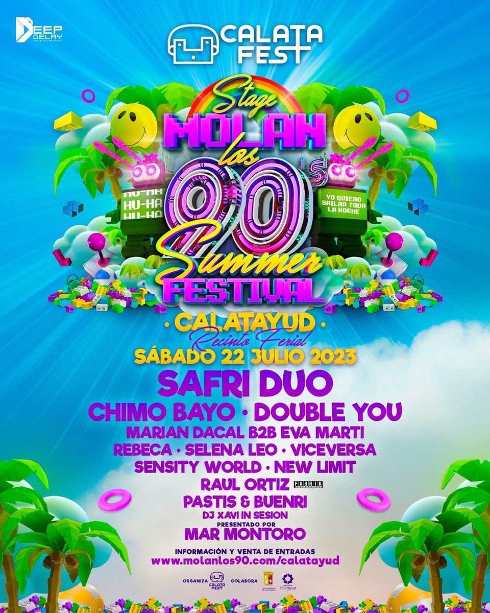 Mar_Montoro's tweet image. ¿Quien se apunta a la gira de #MolanLos90 ??? Revisa Lis carteles y si te pilla cerca…¡ vente! Más información en @deepdelay 🎉