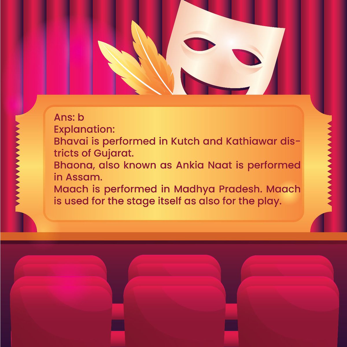 There is something so special and unique about theatres that we must all experience and value. 
Warm wishes on World Theatre Day!
#WorldTheatreDay #Theatre #LiveTheatre #LoveTheatre #UPSC #IAS #Entertainment #Art #ITI #TheatreLovers #Plays #Drama #TheatreLife #Khanglobalstudies