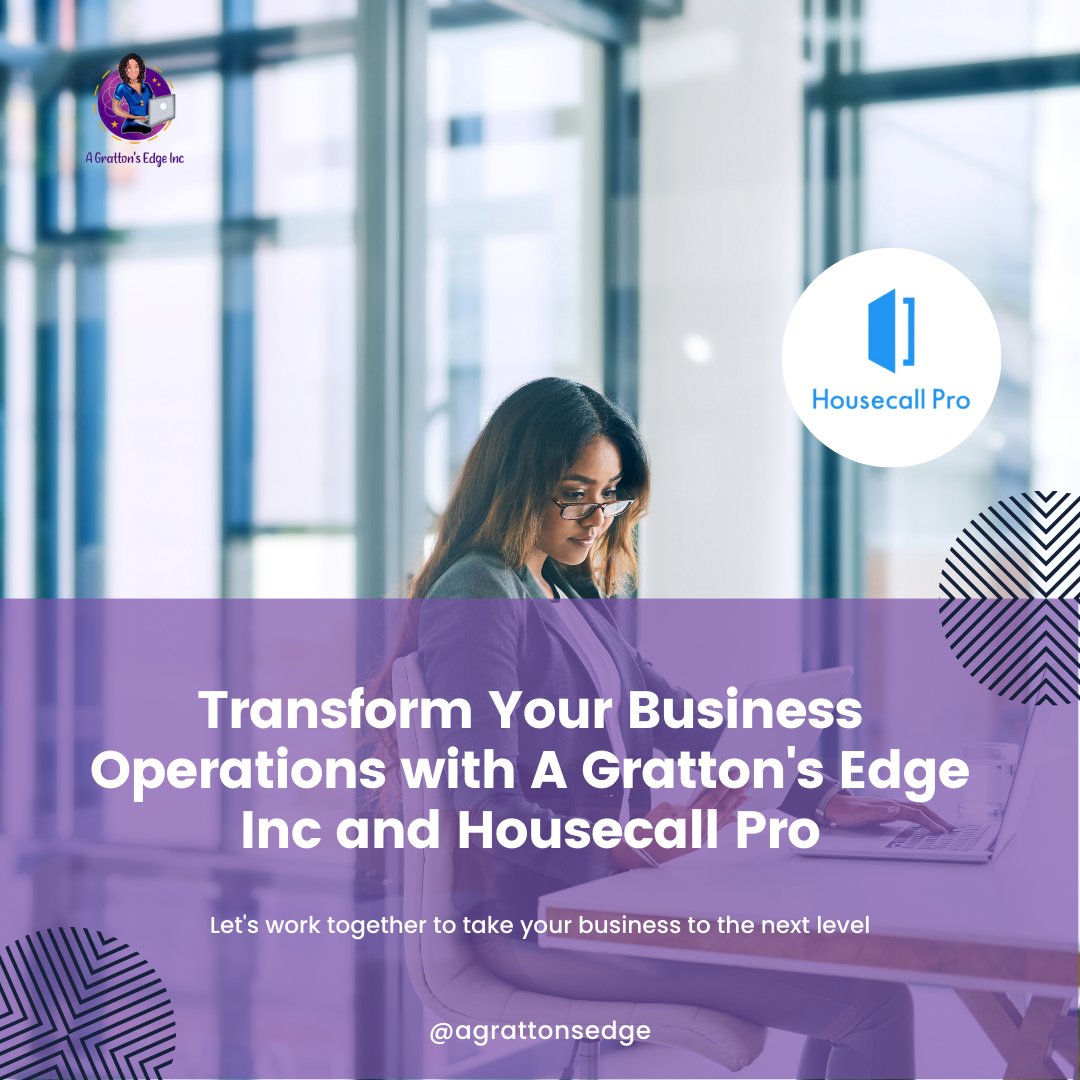 agrattonsedge's tweet image. With our partnership with Housecall Pro, we can help you manage your team, schedule jobs, and automate your billing.

#GrattonsEdgeInc #HousecallPro #BusinessOperations #CustomerService #TeamManagement #JobScheduling #BillingAutomation #DigitalTransformation