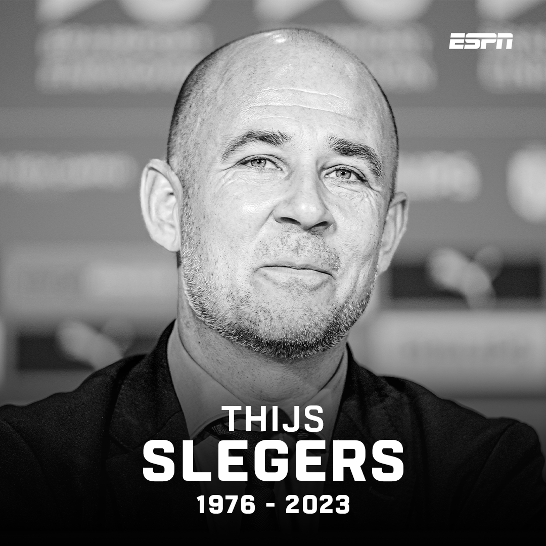 ESPNnl's tweet photo. 🥀 PSV-perschef Thijs Slegers op 46-jarige leeftijd overleden.