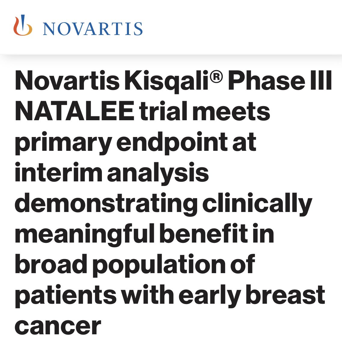 Paolo Tarantino on Twitter "🔥 HUGE news in breast oncology. The 