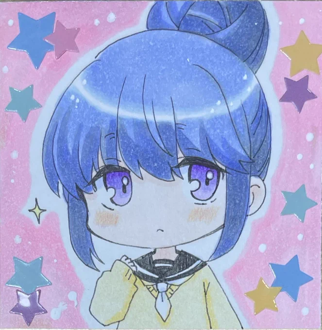 今日のアナログイラスト130日目!は志摩リン!しまりんだんごが好きです#ゆるキャンΔ 