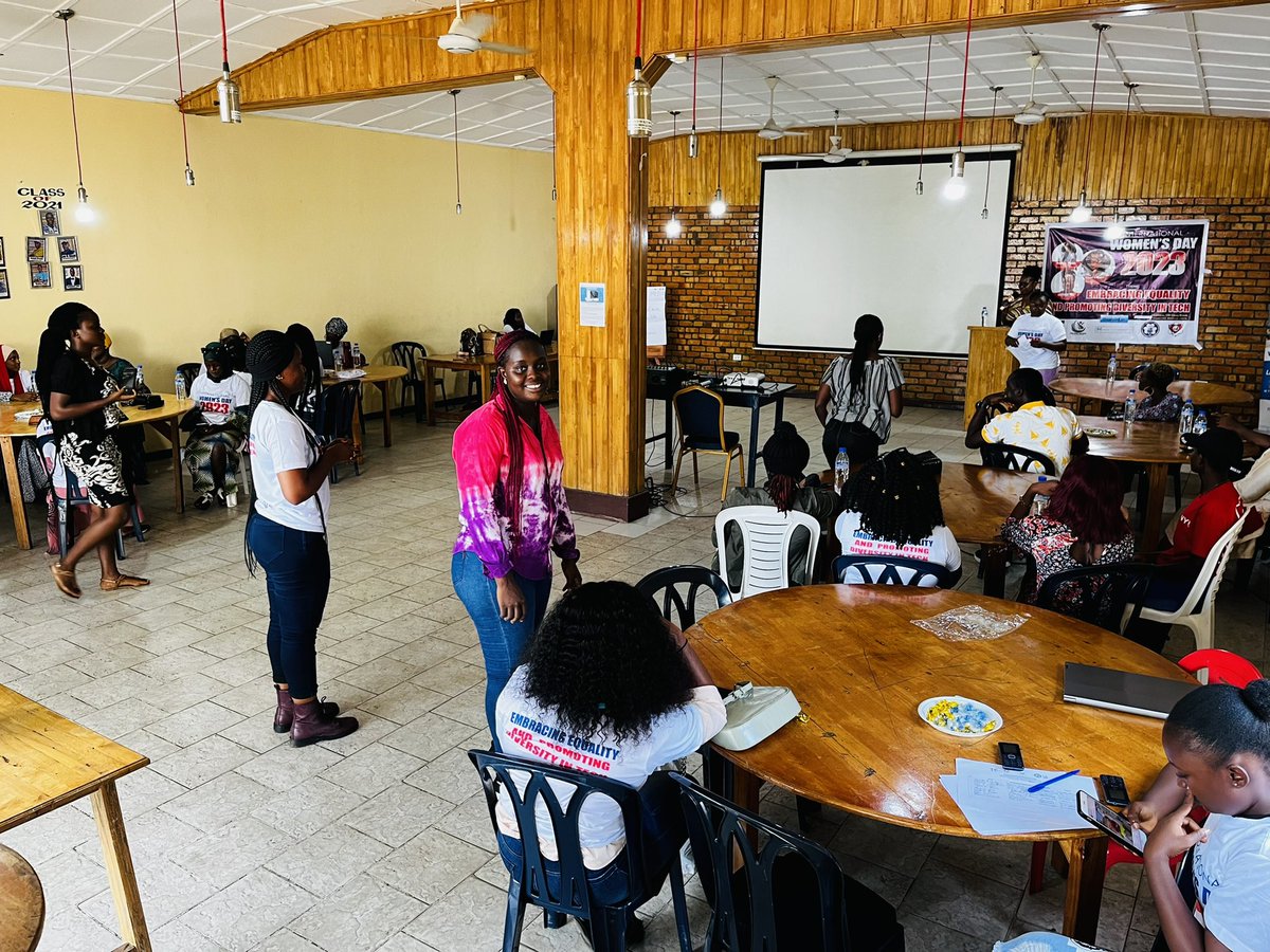MonroviaWtm's tweet photo. It was truly an exciting experience for us, our first in person event since our existence. Thanks to all our partners that made this happened, we are super amazed 🙏🙏
@icampuslib @libgirlguides @girlstechclub @ariseimpactinitiative 
#IWD2023 #WTMDareToBe @WomenTechmakers https://t.co/BLDXrXbkQg