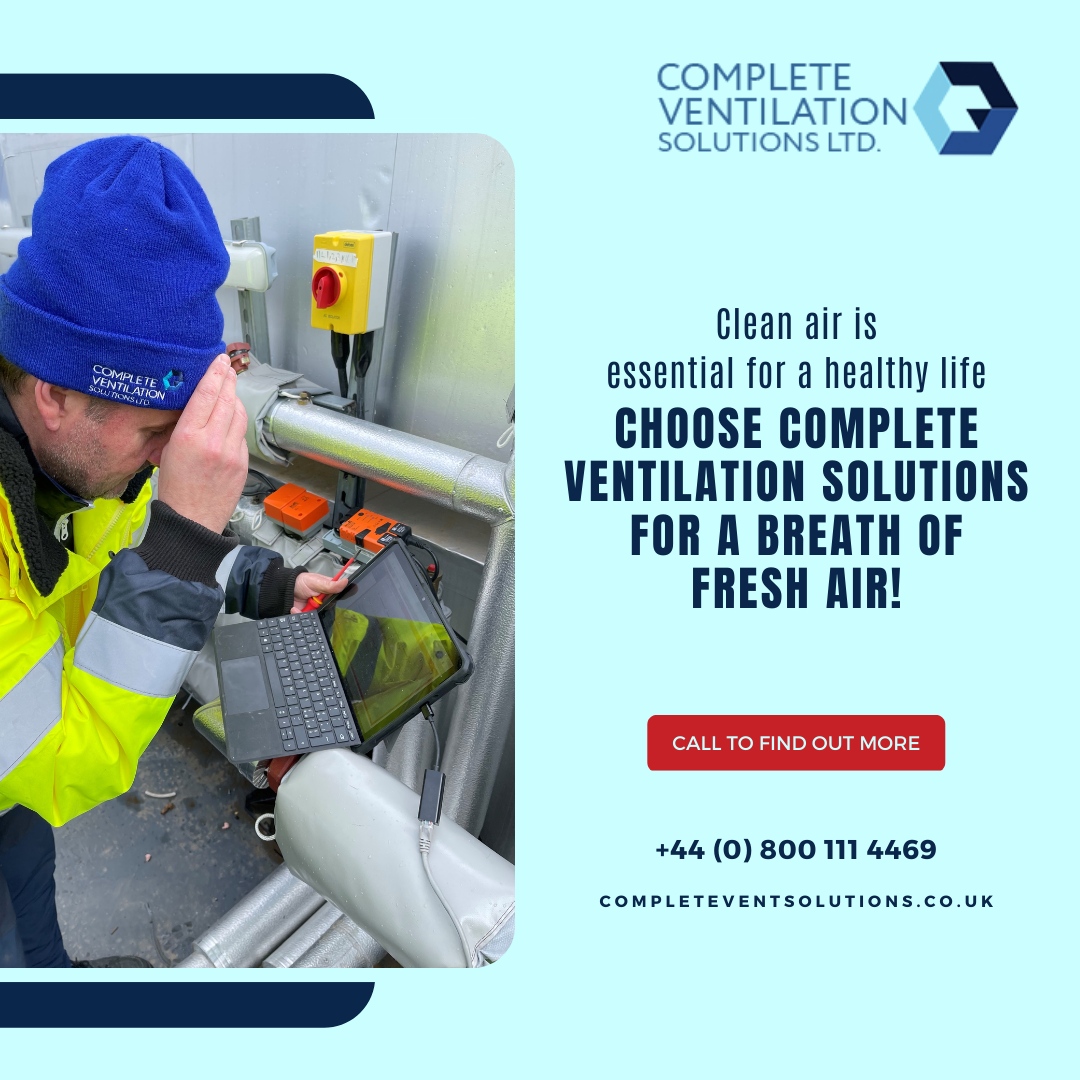 CVS_Limited's tweet photo. Don't compromise on clean air - it's essential for a healthy life! CVS Ltd provides a breath of fresh air for residential, commercial & industrial sectors. Invest in your health and well-being today with CVS Ltd.
#CompleteVentilationSolutions #ventilation #properventilation https://t.co/1UlUoicjQG