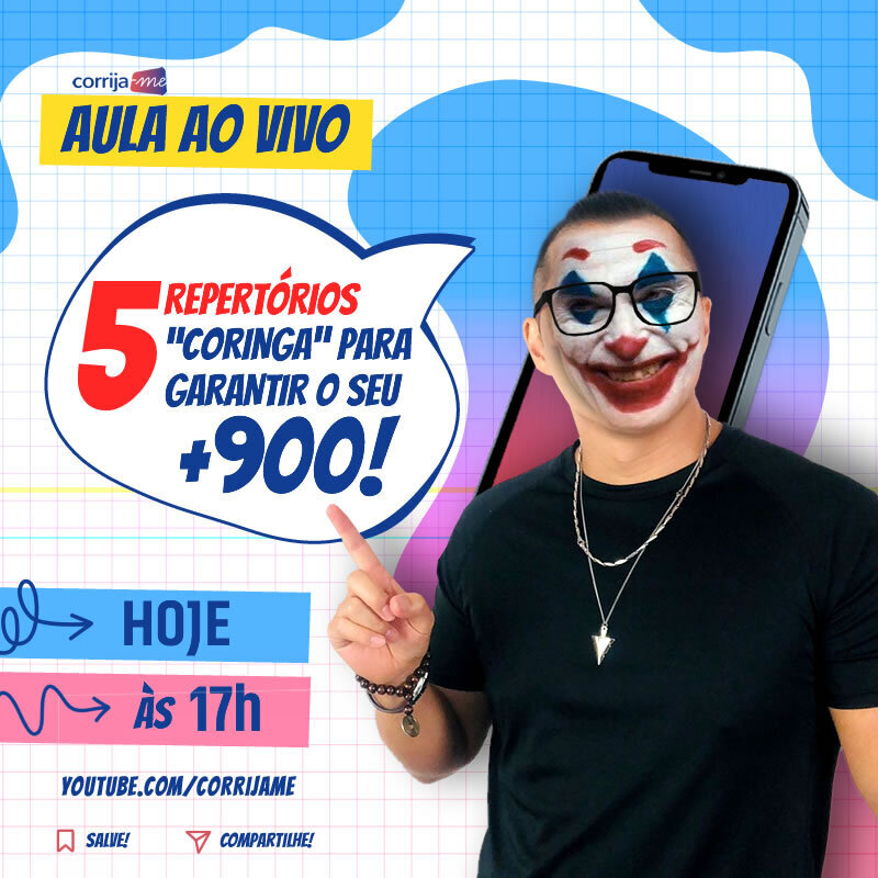 corrija_m's tweet photo. ✍ Anote na agenda e compartilhe.

🗣 GrupoZap: https://t.co/CjeERa3OqZ

🕖 Agende, Hoje às 17H.

📲 Onde: https://t.co/rUCZXkfG0y

📰 Tema da aula: 5 Repertórios "coringa" para garantir o seu +900!

#plataformaderedação #correçãoderedação #vestibular  #repertoriocoringa #coringa https://t.co/MehkfQUJkQ