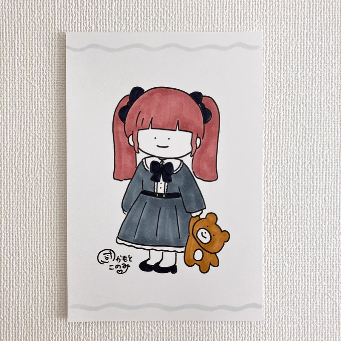 【通販のお知らせ】「描いて飾る展」で展示していた直筆イラストの通販です!10点あります!購入してくださった方にはおまけポストカードとフリーペーパーがつきます今回の通販について(ブログ)ショップはこちらマルシェル #PR 