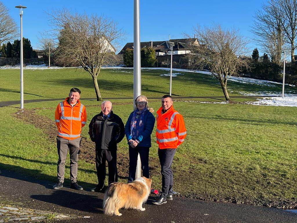 LtdForte's tweet photo. Another great community benefit project complete.  

This time we've brought light to a dark and dangerous path in Chapleton, near East Kilbride. 
💡https://t.co/6b5cAJbJMb

#electrical #streetlighting #communitybenefit https://t.co/IBkM3imSwR
