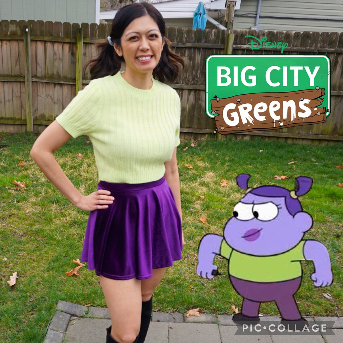 mandarin831's tweet photo. 3.27 Disney Channel

My kids used to love watching #BigCityGreens. I don’t think I’ve ever seen an entire episode but today I’m bounding as Andromeda. Why her? Because I was like, oh I have a green shirt and purple skirt! 🤣 
#disneyboundchallenge @thedisneybound #disneybound https://t.co/xGYGvrVlDo