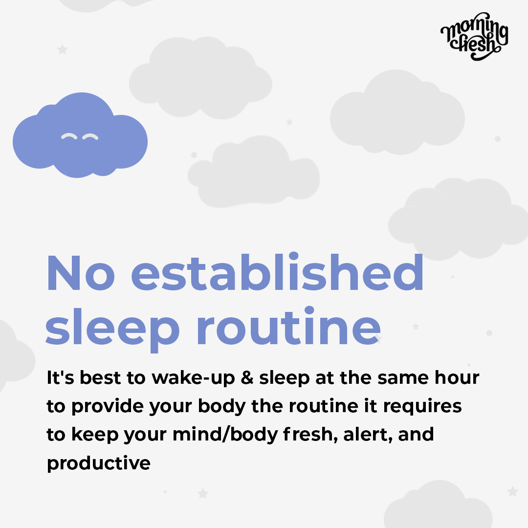 MorningFreshInd's tweet photo. Did you know that sleep plays a massive role in helping us stay productive, and it is super important that we start kicking those bad sleep patterns! 

😴 Save this post for later, or share it with a friend who needs to see this. 

#SleepWell #SleepBetterWakeUpFresh https://t.co/Cf2fgSicMr