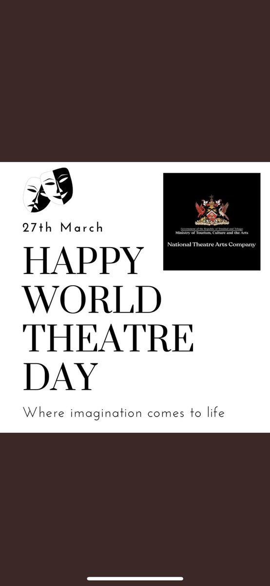 GenkinsINC's tweet photo. On behalf of the Genkins Foundation we wish you A Happy World Theatre Day 🎭
-Kyle https://t.co/lClovLAnpU