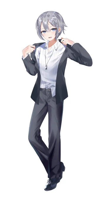 【お仕事】にこりー( )様のイメチェンをお手伝いさせて頂きました!差分の髪型や表情もご用意させて頂きましたので、宜しくお願い致します  