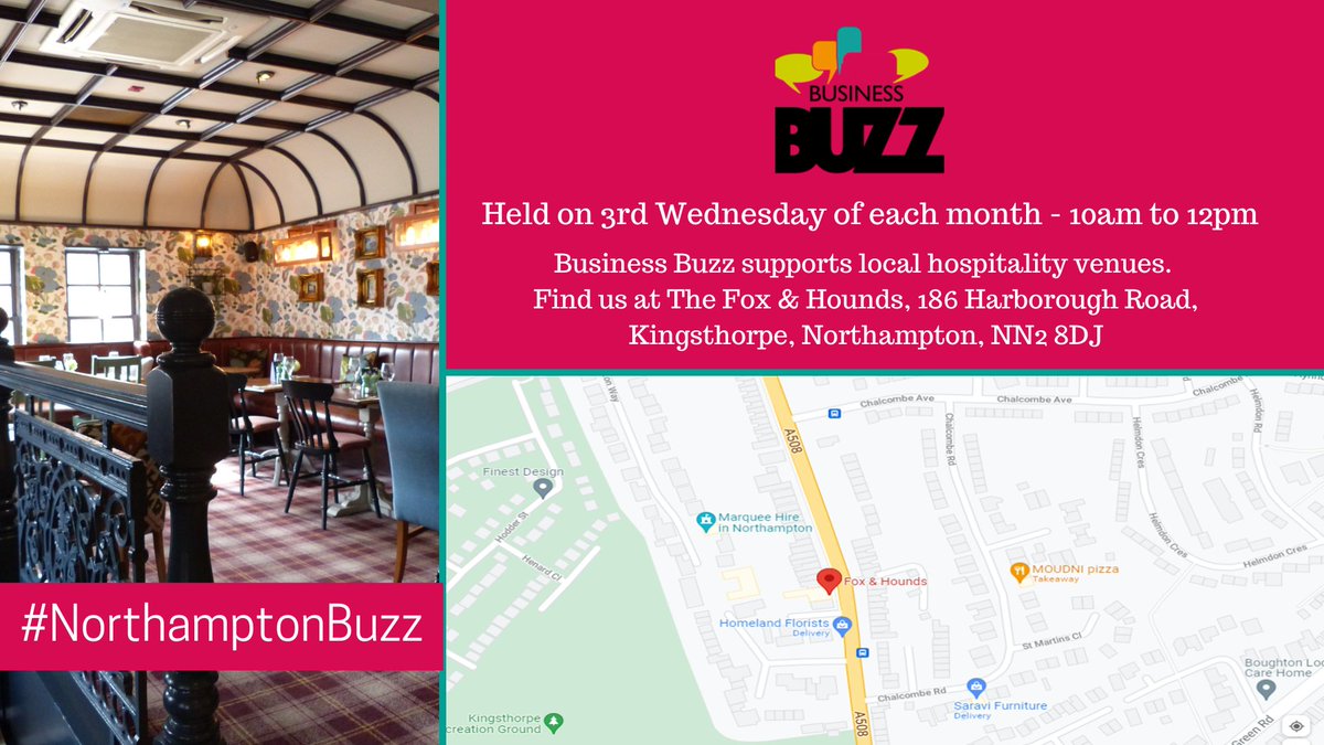 BizBuzzNhants's tweet photo. Searching for great #networking in #Northamptonshire? Look NO further than #NorthamptonBuzz! It's on 3rd Wednesday of the month &amp; hosted by @GladInsurance The BEST place to connect like-minded #business people. @NorthantsCoC https://t.co/94IZuwmAQi https://t.co/SCouOvqdI4