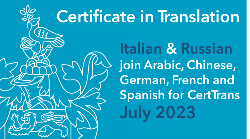 Lots of people at our two great CIOL #Translator and #Interpreter days last week, were saying that the #CertTrans is a great way to add more strings to a #linguist's bow - and to gain confidence that comes with a benchmark CIOL qualification.

Find out all ciol.org.uk/take-CertTrans