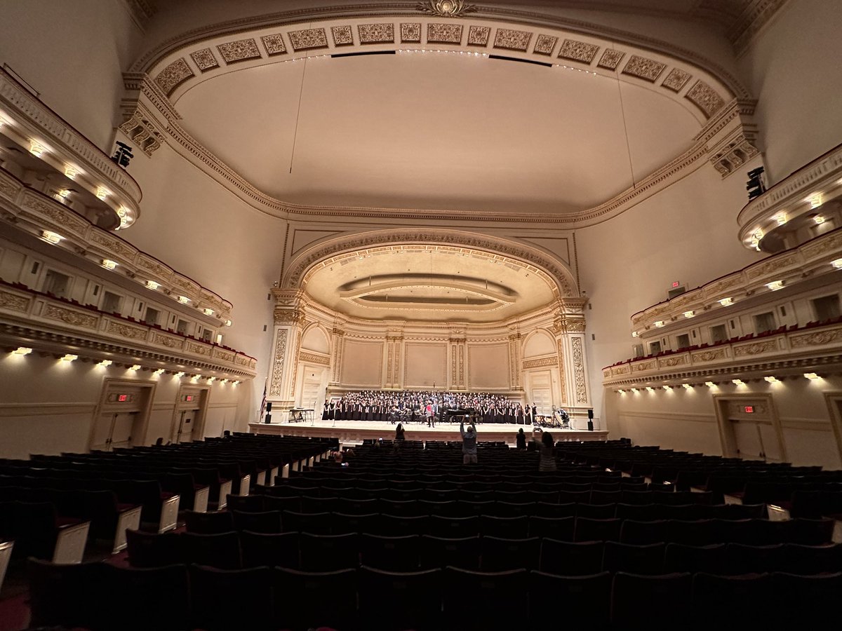 Congratulations to the <a href="/Americas_HS/">Nancy Torres</a> Choir on an exceptional performance and opportunity of a lifetime to perform as a featured choir at the world famous Carnegie Hall in New York City! #TeamSISD #SISDFineArts <a href="/RManriquez_AHS/">Ms. Manriquez_Choir</a>