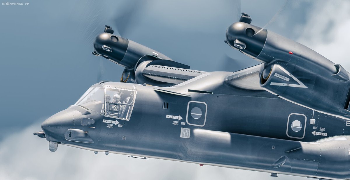 IronWings_VP's tweet photo. Osprey V-22B by #MiltechSimulations
#MicrosoftFlightSimulator #Aviation #AvGeek #A2A #Osprey #V22 #virtualphotography #xbox #XboxSeriesX https://t.co/4DCGhPFNEG
