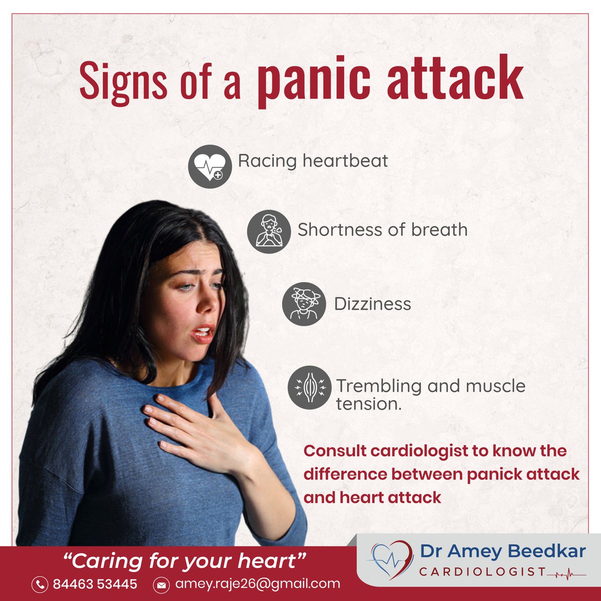 Signs of a panic attack

#hearthealth #heart #heartattack #doctor #cardiologist #heartdiseaseawareness  #cardiology #cardiologist #cardiologyclinic #cardiologyfellow #cardiologydepartment #cardiologyfellowship  #signsofpanicattack #panicattack #panicattackhelp #PanicAttackRelief