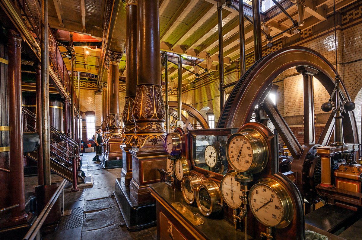 Mike Sole keeps his eye on the massive beam engines at Abbey Pumping Station, Leicester, during a steam  day on Saturday
@visit_leicester 
@leicestermuseum 
#abbeypumpingstation
#heritage 
@bbcemt 
#LEICESTER