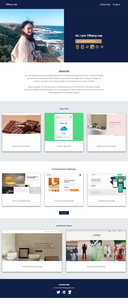 CodeTiffanyL's tweet image. #100DaysOfCode #100daysofcoding #Webdesign  Day67  completed. 
I am excited to share that I have completed the first version of my personal website and have uploaded my projects and demo site onto it. 
Live site :  tiffanyleecodes.github.io
