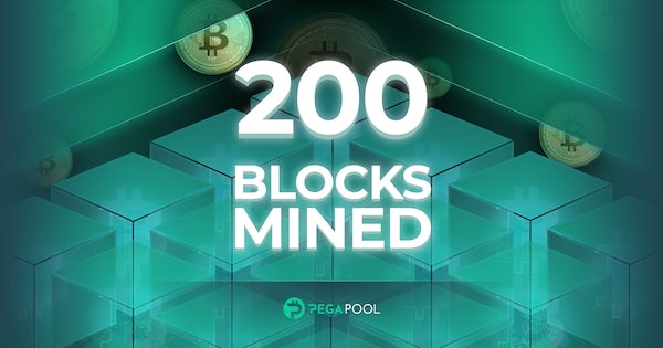 PEGA_Pool's tweet photo. WE HAVE HIT ANOTHER MILESTONE!🥳
200 BLOCKS & COUNTING!🧱
A big thank you to our dedicated #miners!⛏
#PEGAPool are pleased to be making a valuable contribution to enhancing the resilience & safety of the #bitcoin network 💪
Sign up now! ✍️
https://t.co/0p6pAbIplO
#BTC https://t.co/taye3RVlZp