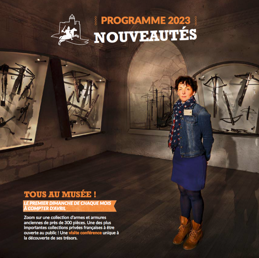 CastelnaudCht's tweet photo. NOUVEAU - Visite conférence du Musée de la Guerre au Moyen Âge au Château de Castelnaud (24).
> tous les premiers dimanches de chaque mois
> à 10h30
> sans réservation, sans supplément de prix 

>>> Premier rendez-vous : dimanche 2 avril 
https://t.co/SWRmXZutBE https://t.co/teN3J4dDbN