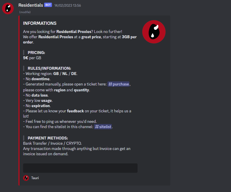 Tauri - Proxies tweet media