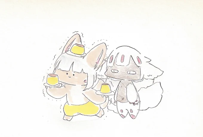 お見事!プリンのポーズ。#イラスト #メイドインアビス 