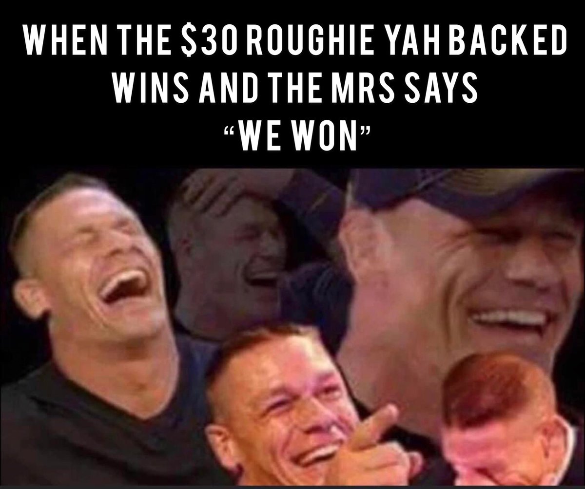 Yeah nah mate, there was no “WE” in finding that roughie 🤣